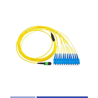 comprare 12 core Singlemode OS2 MTP® Fibra Patch Cable Femmina a SC Simplex 3M LSZH fabbricazione online