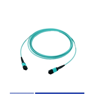 comprare 12 Fibre Plenum MTP Patch Cord Multimode OM3 Femminile 3m Tipo B fabbricazione online