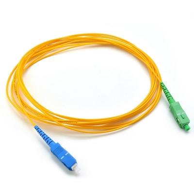 comprare SC/UPC-SC/APC Simplex Fibra Optic Patch Cord LSZH Giacca da 2 mm Single Mode Fibre Jumpers fabbricazione online