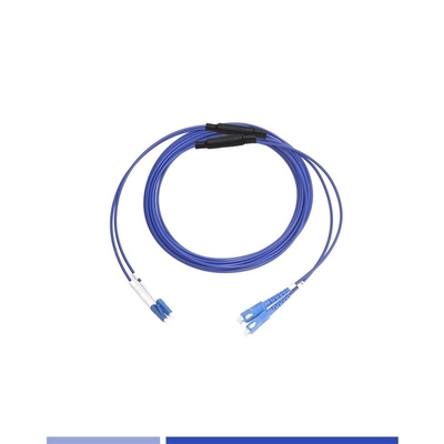 comprare Cordone di patch di fibra da esterno blindato Single-mode Duplex 1m LSZH Giacca Stabile fabbricazione online