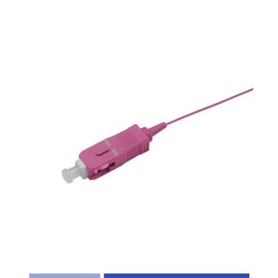 comprare A prova di corrosione SC UPC Multimode OM4 SC Pigtail 125um LSZH 1m Pigtail fabbricazione online