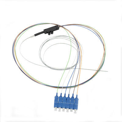 comprare 6 Fibre SC/UPC Fibra Ribbon Pigtail Monomodale LSZH 1m fabbricazione online