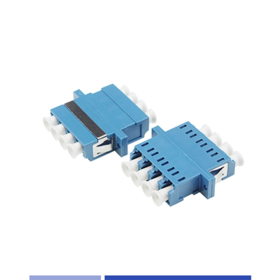 comprare LC UPC Single Mode Fiber Adapter Facilità di installazione con flange blu fabbricazione online