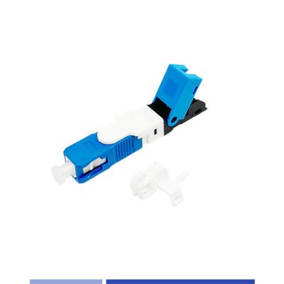 comprare SC/UPC Single-mode Fiber Optic Quick Connector Alta precisione per la soluzione FTTH fabbricazione online