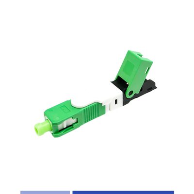 comprare SC APC Single Mode Fiber Fast Connector Alta precisione per la soluzione FTTH fabbricazione online