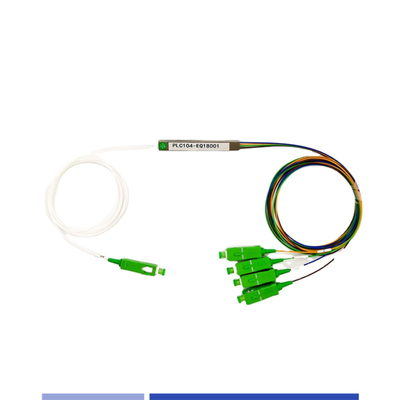 comprare SC/APC Single-mode 1x4 PLC Splitter 900μM resistente alla corrosione ad alta efficienza fabbricazione online