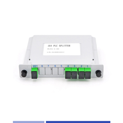 comprare Compatto 1x4 PLC Splitter Single Mode SC APC Alta precisione Leggera fabbricazione online