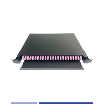 comprare 1U pannello di patch in fibra ottica 24 porte OM4 LC Duplex 19