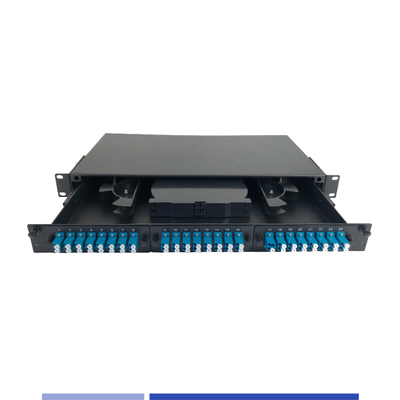 comprare 1U pannello di patch in fibra ottica 24 porte LC Duplex 19