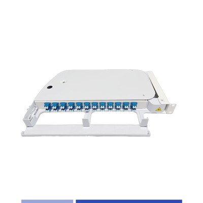 comprare 12 porte 24 Fiber Patch Panel ABS rotativo di plastica 19 