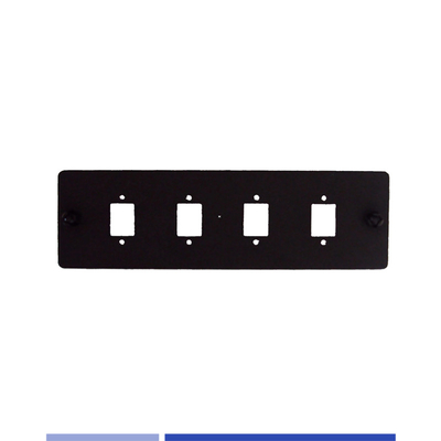 comprare 4 Port Fiber Adapter Plate LC/SC Fiber Optic Patch Panel scaricato Alta precisione fabbricazione online