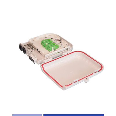 comprare 8 Port Fibra ottica scatola di distribuzione LC/SC Fibra scatola di terminazione di montaggio a parete compatta fabbricazione online