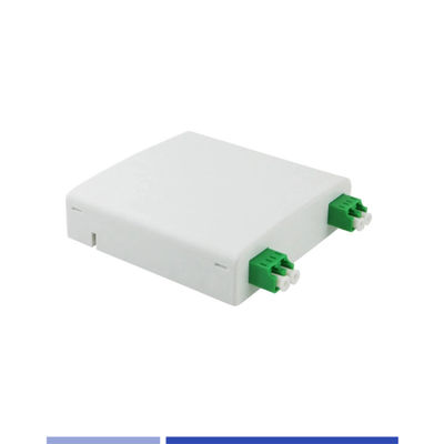 comprare 2 Core Fiber Optic Surface Box adatto a LC/SC 2 Port Indoor FTTH Box fabbricazione online