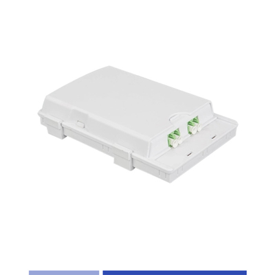 comprare 2 Port Fiber Optic Terminal Box 2 Core per LC SC Adapter Alta precisione fabbricazione online