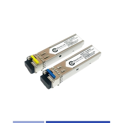 comprare Trasmettitore ottico Gigabit BIDI 40km Single-mode SMF Dual Fiber TX1310nm RX1550nm LC fabbricazione online