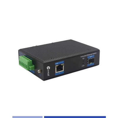 comprare Convertisore di fibre multimediali industriali 10/100/1000M 1 SFP con 1 porta RJ45 Single-mode SMF Duplex 1310nm 20KM fabbricazione online