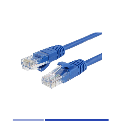 comprare UTP 24AWG Cat6 Stranded Patch Cord PVC 1m Copper Patch Cord Blu fabbricazione online