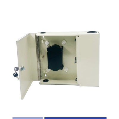 comprare 24 Port Fiber Wall Box Disegno interno per adattatore LC/SC 24 Core Fiber case con doppia porta scaricata fabbricazione online
