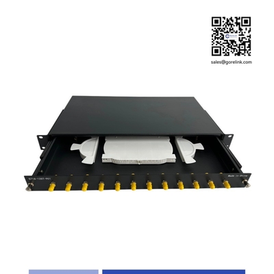 comprare 12 porte ST 1U Fibra ottica patch panel 19 