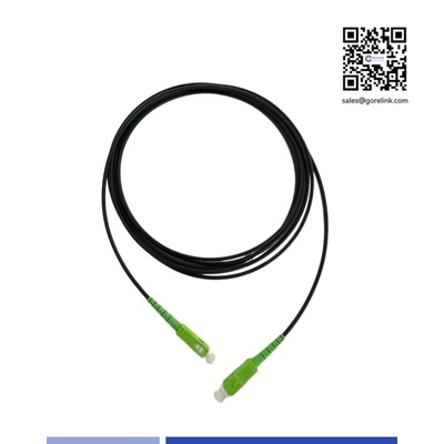 comprare Corde di patch in fibra ottica corazzata per esterni SC/APC-SC/APC SM G657A2 Simplex 3m OFNR Giacca UV fabbricazione online