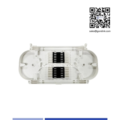 comprare 24 Fibre Splice Tray Grigio per l'organizzazione e la protezione della rete di fibre fabbricazione online