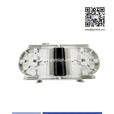 comprare Vassoio di giunzione a 48 fibre grigio per organizzazione e protezione della rete in fibra ottica fabbricazione online