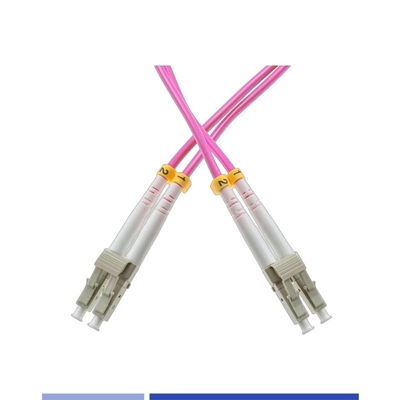 OM4 Patch Multimode Fiber Patch LC UPC Duplex LSZH 3M 2,0 mm