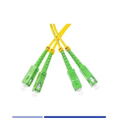 Cordo di patch in fibra ottica, SC/APC-SC/APC, singolo, duplex, LSZH, 3m, 2,0mm