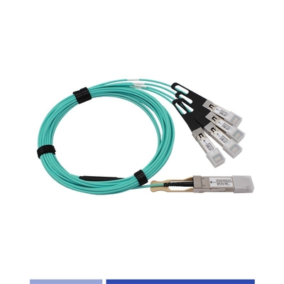 Cable ottico attivo 100G (AOC) QSFP28 a 4x25G SFP28 Breakout Cable OM3 3m