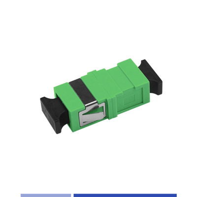 Adaptatore a fibra ottica Accoppiatore ottico singolo SC/APC Simplex senza flange Verde