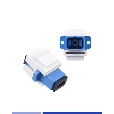 Fibra ottica Keystone Jack Adapter SC UPC Accoppiatore ottico singolo-modo simplex